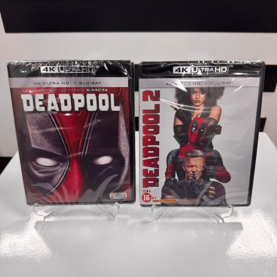 DEADPOOL + DEADPOOL 2 SET 4K UHD + BLU RAY DEADPOOL + DEADPOOL 2 SET 4K UHD + BLU RAY