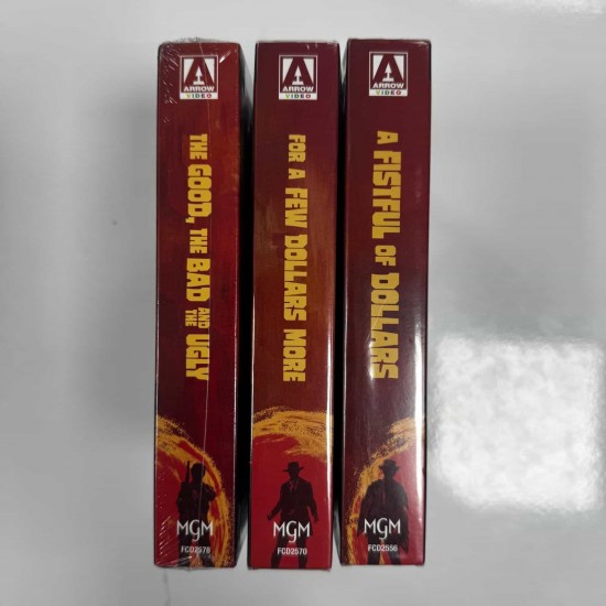 THE DOLLARS TRILOGY - DOLAR UCLEMESI ARROW VIDEO LIMITED EDITION 4K UHD + BLU RAY SET ( 8 DISK ) THE DOLLARS TRILOGY - DOLAR UCLEMESI ARROW VIDEO LIMITED EDITION 4K UHD + BLU RAY SET ( 8 DISK )