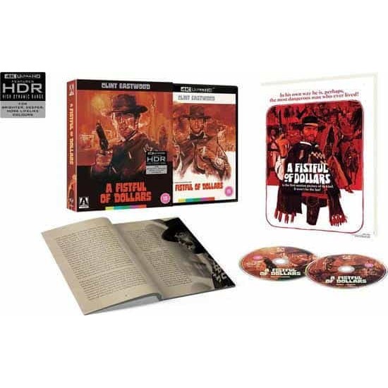 THE DOLLARS TRILOGY - DOLAR UCLEMESI ARROW VIDEO LIMITED EDITION 4K UHD + BLU RAY SET ( 8 DISK ) THE DOLLARS TRILOGY - DOLAR UCLEMESI ARROW VIDEO LIMITED EDITION 4K UHD + BLU RAY SET ( 8 DISK )