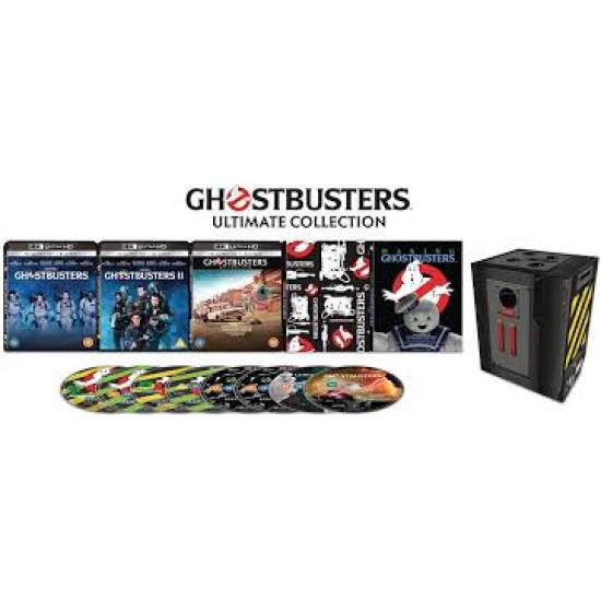 GHOSTBUSTERS - HAYALET AVCILARI ULTIMATE LIMITED EDITION COLLETIONS 3 FILM 4K UHD + BLU RAY GIFT SET ( 8 DISK ) GHOSTBUSTERS - HAYALET AVCILARI ULTIMATE LIMITED EDITION COLLETIONS 3 FILM 4K UHD + BLU RAY GIFT SET ( 8 DISK )