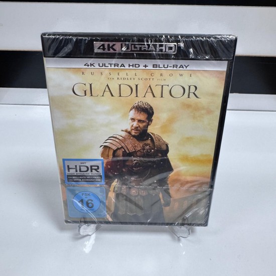 GLADIATOR - GLADYATOR 4K UHD + BLU RAY GLADIATOR - GLADYATOR 4K UHD + BLU RAY