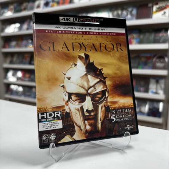 GLADIATOR  - GLADYATOR 4K UHD + BLU RAY