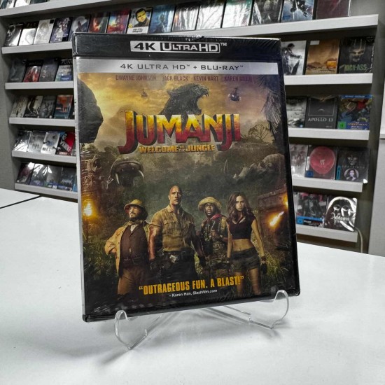 JUMANJI : WELCOME TO THE JUNGLE 4K UHD + BLU RAY