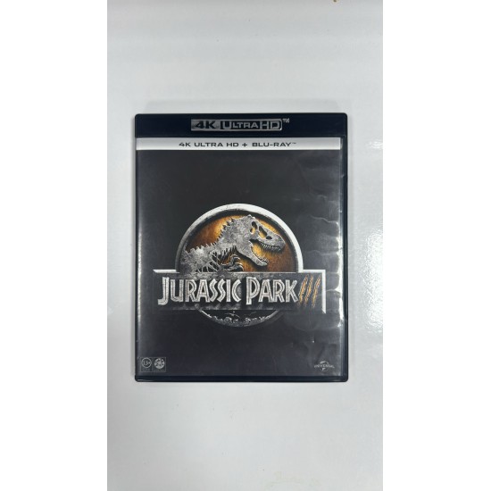 JURASSIC PARK 3 4K UHD + BLU RAY JURASSIC PARK 3 4K UHD + BLU RAY