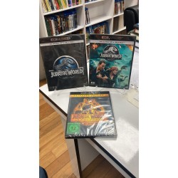 JURASSIC WORLD SERİSİ - 3 FİLM 4K UHD + BLU RAY SET