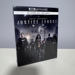 JUSTICE LEAGUE ( ZACK SNYDER CUT ) 4K UHD + BLU RAY ( 4 DISK )