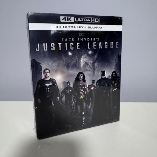 JUSTICE LEAGUE ( ZACK SNYDER CUT ) 4K UHD + BLU RAY ( 4 DISK ) JUSTICE LEAGUE ( ZACK SNYDER CUT ) 4K UHD + BLU RAY ( 4 DISK )