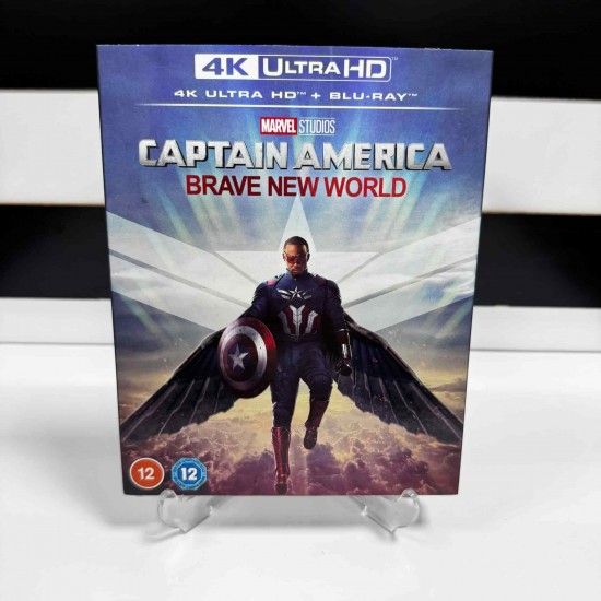 CAPTAIN AMERICA : BRAVE NEW WORLD 4K UHD + BLU RAY CAPTAIN AMERICA : BRAVE NEW WORLD 4K UHD + BLU RAY