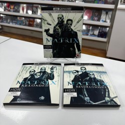 THE MATRIX TRILOGY - MATRIX UCLEMESI 4K UHD + BLU RAY + BONUS BLU RAY ( 9 DISK )