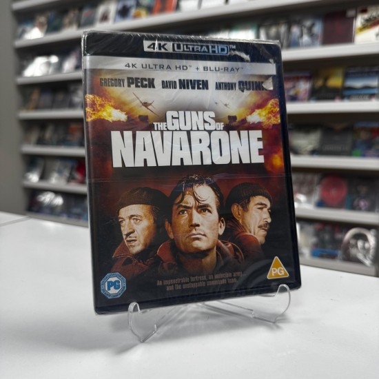 THE GUNS OF NAVARONE 4K UHD + BLU RAY