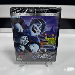 ONWARD ( DISNEY PIXAR ) 4K UHD + BLU RAY + BONUS BLU RAY ( 3 DISK )