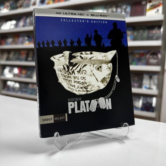 PLATOON - MUFREZE 4K UHD + BLU RAY ( SHOUT SELECT 137 )