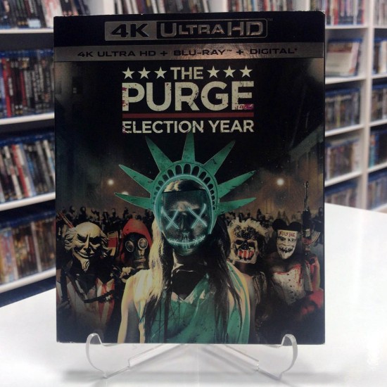 THE PURGE : ELECTION YEAR 4K UHD + BLU RAY THE PURGE : ELECTION YEAR 4K UHD + BLU RAY