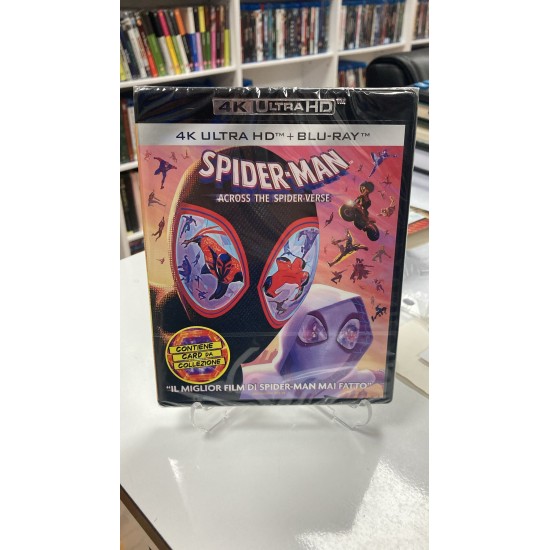 SPIDER MAN : ACROSS THE SPIDER VERSE 4K UHD + BLU RAY SPIDER MAN : ACROSS THE SPIDER VERSE 4K UHD + BLU RAY