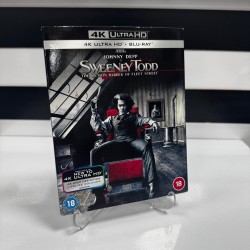 SWEENEY TODD : THE DEMON BARBER OF FLEET STREET 4K UHD + BLU RAY