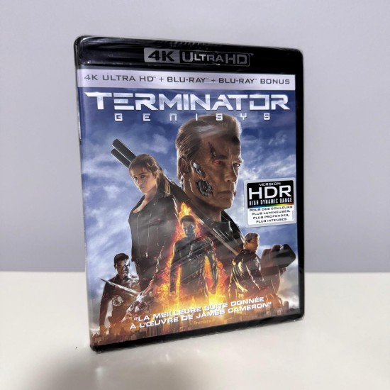 TERMINATOR GENISYS 4K UHD + BLU RAY + BONUS BLU RAY ( 3 DISK ) TERMINATOR GENISYS 4K UHD + BLU RAY + BONUS BLU RAY ( 3 DISK )