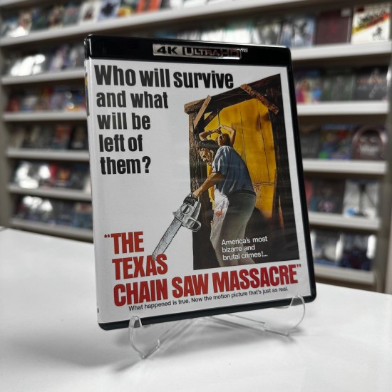 THE TEXAS CHAIN SAW MASSACRE ( 1974 ) 4K UHD + BONUS BLU RAY THE TEXAS CHAIN SAW MASSACRE ( 1974 ) 4K UHD + BONUS BLU RAY