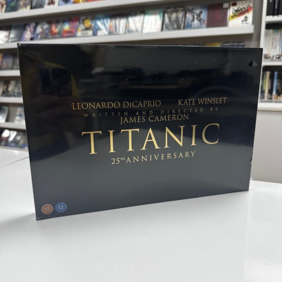 TITANIC 25th ANNIVERSARY COLLECTOR'S EDITION DELUXE 4K UHD + BLU RAY SET ( 3 DISC )