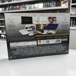TITANIC 25th ANNIVERSARY COLLECTOR'S EDITION DELUXE 4K UHD + BLU RAY SET ( 3 DISC )