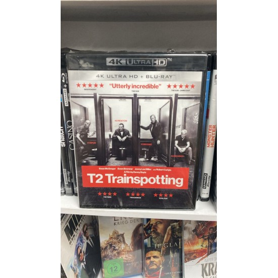 TRAINSPOTTING 2 4K UHD + BLU RAY TRAINSPOTTING 2 4K UHD + BLU RAY