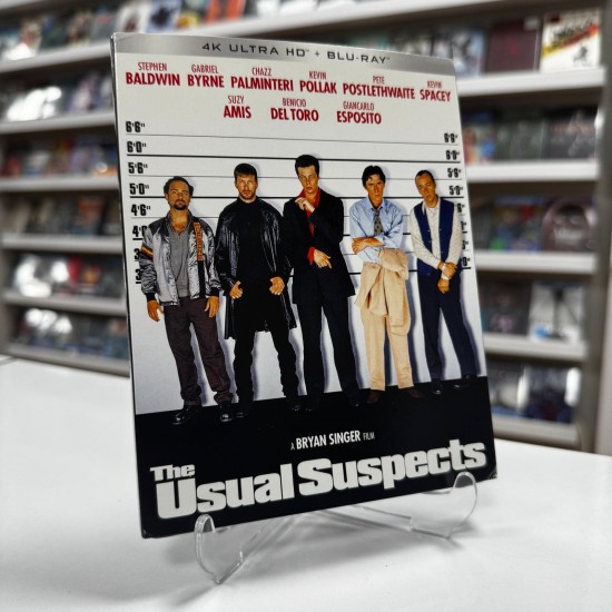 THE USUAL SUSPECTS - OLAGAN SUPHELILER 4K UHD + BLU RAY ( KINO LORBER STUDIO CLASSICS ) THE USUAL SUSPECTS - OLAGAN SUPHELILER 4K UHD + BLU RAY ( KINO LORBER STUDIO CLASSICS )