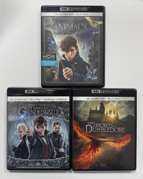 Fantastik Canavarlar Serisi 4K UHD + Blu Ray ( 3 Film Set )