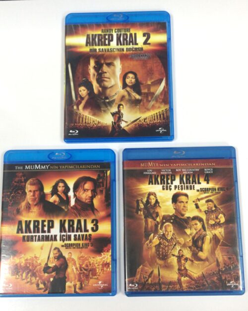 Akrep Kral 2 – 3 – 4 Blu Ray Set