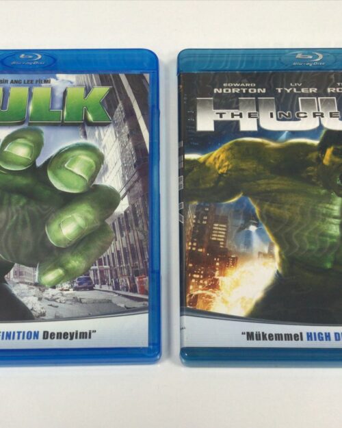 Hulk + İnanilmaz Hulk Blu Ray Set
