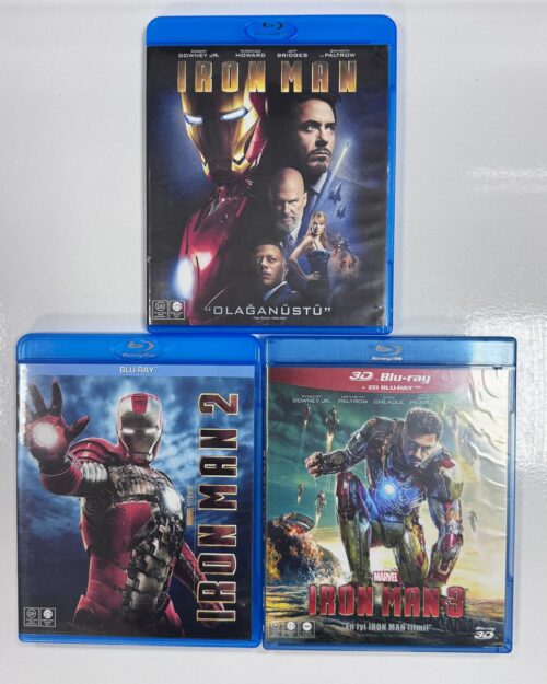 İron Man – Demir Adam 3 Film Blu Ray Set