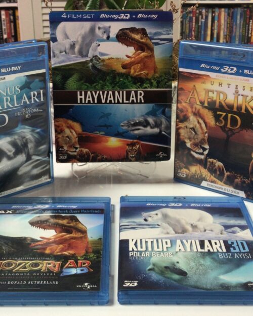 Hayvanlar – 4 Belgesel 3d2d Blu Ray Box Set