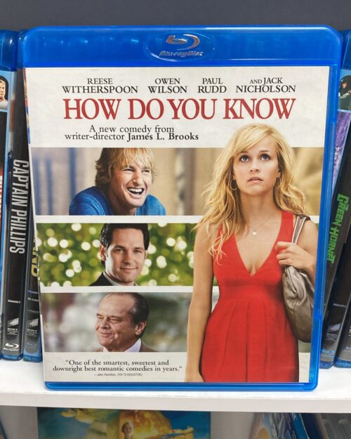 How Do You Know Bluray