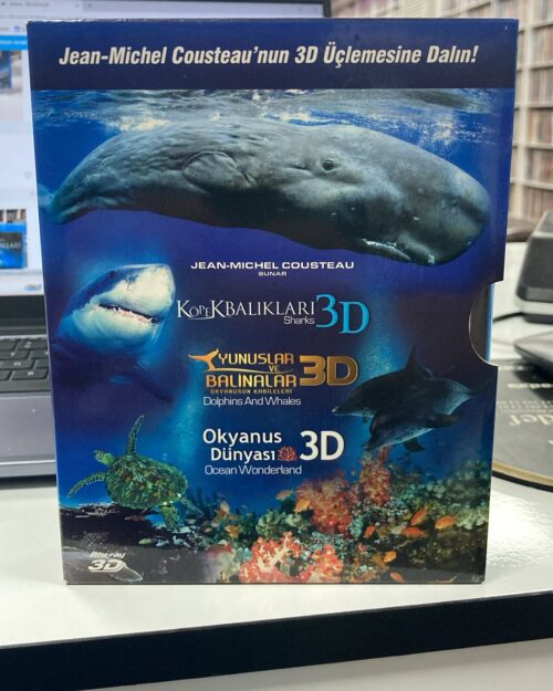 Jean Michel Cousteau  –  3 Belgesel Box Set 3d2d Blu Ray