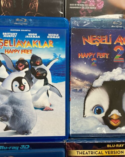 Neşeli Ayaklar 1-2 3d Bluray