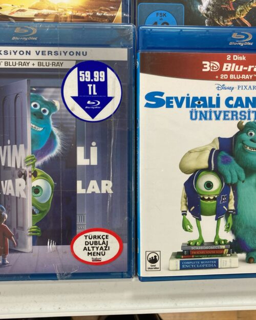 Sevimli Canavarlar Serisi 3d2d Bluray