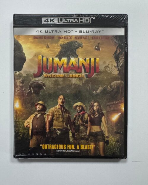 Jumanji : Welcome To The Jungle 4K UHD + Blu Ray