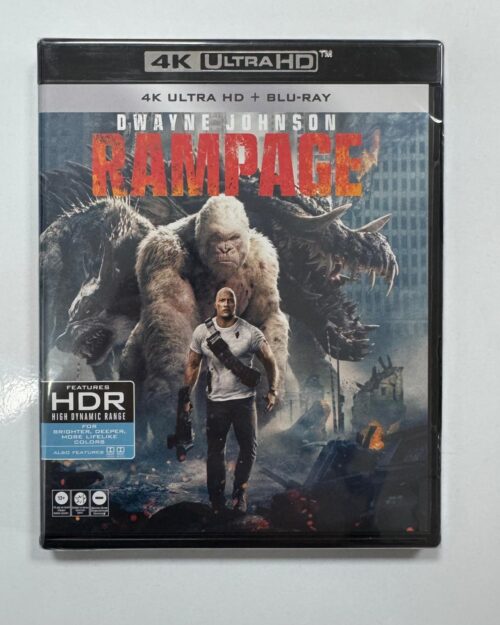 Rampage 4K UHD + Blu Ray