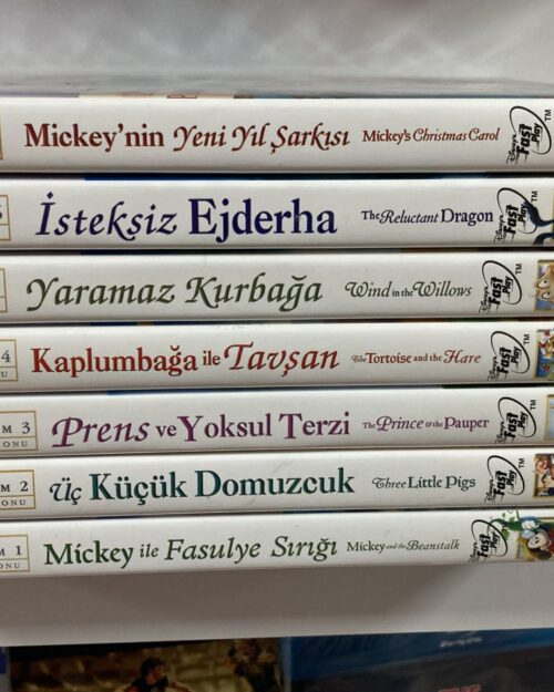 Walt Disney – Klasik Masallar Çizgi Film Koleksiyonu 7 Bölüm DVD Box Set