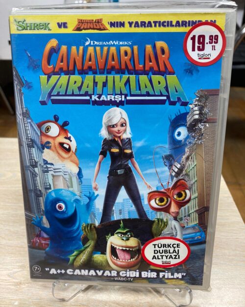 Canavarlar Yaratiklara Karşi DVD