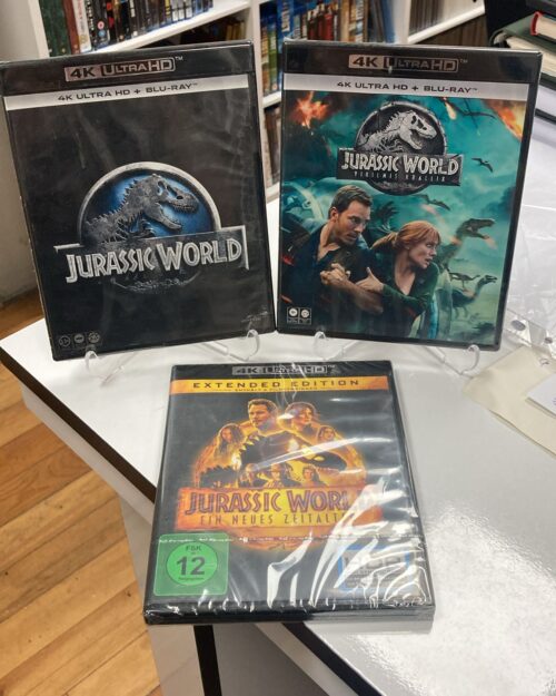 Jurassic World Serisi – 3 Film 4K UHD + Blu Ray Set