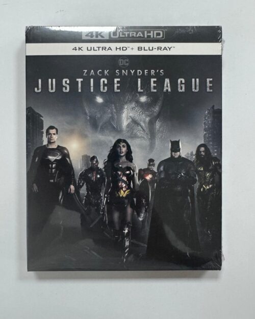 Justice League ( Zack Snyder Cut ) 4K UHD + Blu Ray ( 4 Disk )