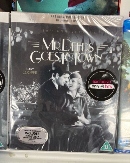 Bay Deeds Sehre Gidiyor – Mr. Deeds Goes To Town Blu Ray + DVD ( Premium Collection )