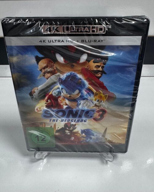 Sonic 3 : The Hedgehog 4K UHD + Blu Ray