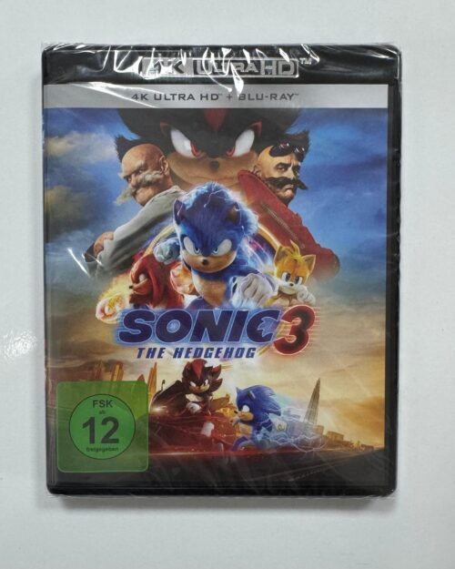 Sonic 3 : The Hedgehog 4K UHD + Blu Ray
