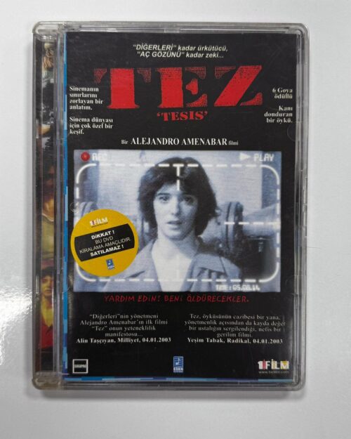 Tez – Tesis Jewelcase DVD