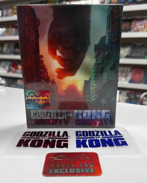 Godzilla Vs Kong Mantalab Exclusive Limited Edition Fullslip Steelbook 4K UHD + Blu Ray