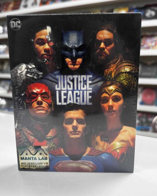 Justice League Mantalab Exclusive Limited Edition Fullslip Steelbook 4K UHD + Blu Ray