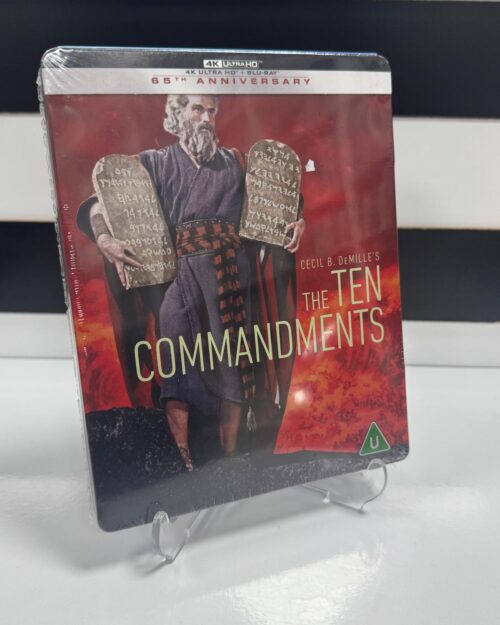 The Ten Commandments – On Emir 65.anniversary Steelbook 4K UHD + Blu Ray ( 4 Disk )