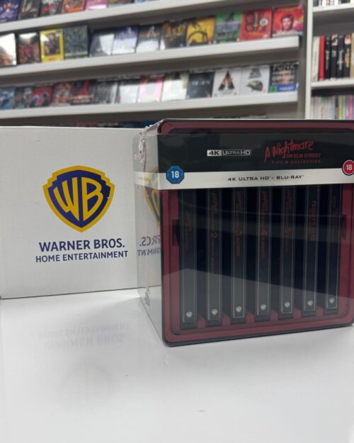A Nightmare On Elm Street – Elm Sokaginda Kabus Limited Collector’s Edition 7 Film Steelbook 4K UHD + Blu Ray Box Set