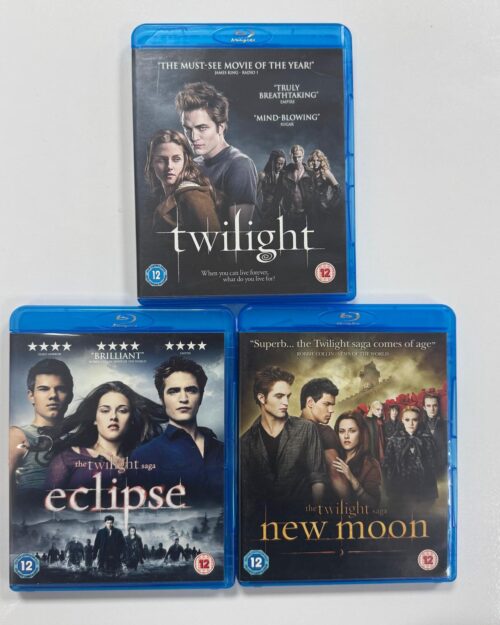 The Twilight Saga 3 Film Blu Ray Set