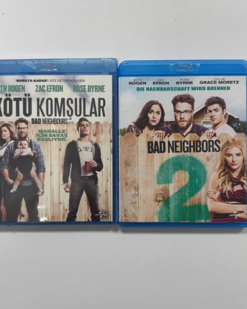 Kotu Komsular 1 -2 / Bad Neighbors 1 – 2 Blu Ray Set ( 2 Film )